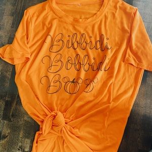 Bibbidi Bobbidi Boo T-shirt with Mickey Pumpkins